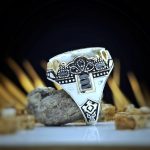 خاتم فضه عقيق حجر - أوسان.كوم