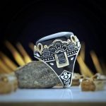 خاتم حجر عقيق للرجال 1 444444