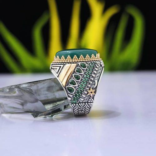 العقيق اليمني 32 خواتم فضة رجالى - أوسان.كوم