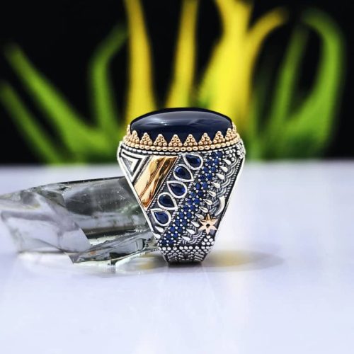 العقيق اليمني 33 خواتم فضة رجالية عقيق - أوسان.كوم