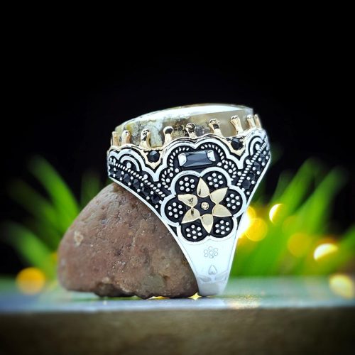 العقيق اليمني 39 خواتم احجار كريمة للرجال - أوسان.كوم