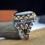 أحدث خواتم فضة رجالية 1 خواتم عقيق 2026