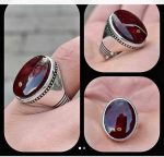 خواتم فضه عقيق يمني - صياغة يدوية