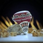 خاتم عقيق أحمر يمني فاخر - فخامة طبيعية بلمسة تقليدية أصيلة 1 999999